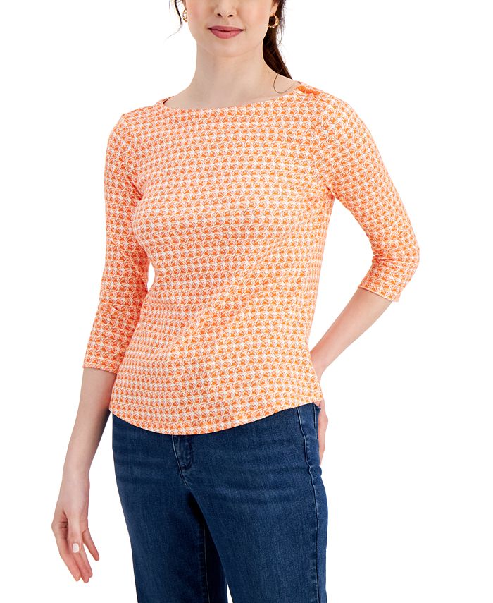 Macys cotton best sale tops