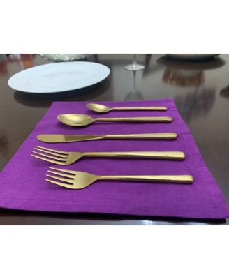 Flatware Gold 5 Piece Place Setting