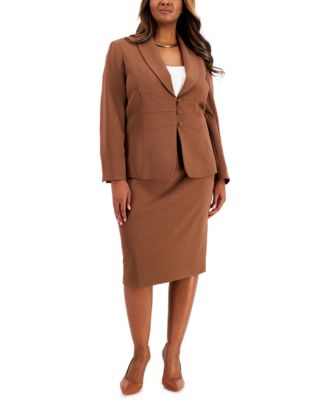 Brown Blazer and Skirt Sets - Macy's