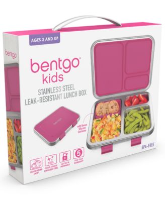 Kids Stainless Steel Leak-Resistant Lunch Box (Blue)