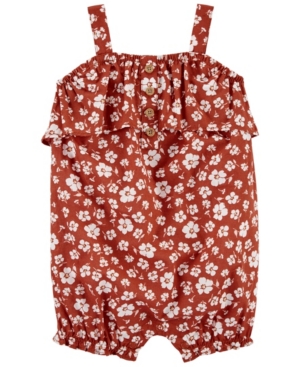 Baby Girls Floral Ruffle Romper