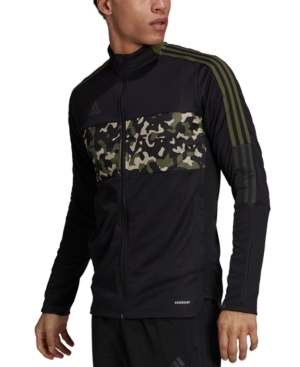 adidas Men's Slim-Fit Tiro Aeroready Camouflage Track Jacket