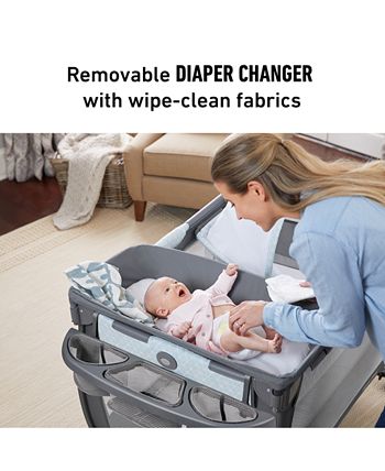 Graco pack n store play diaper changer