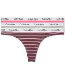 Carousel Cotton 3-Pack Thong Underwear QD3587