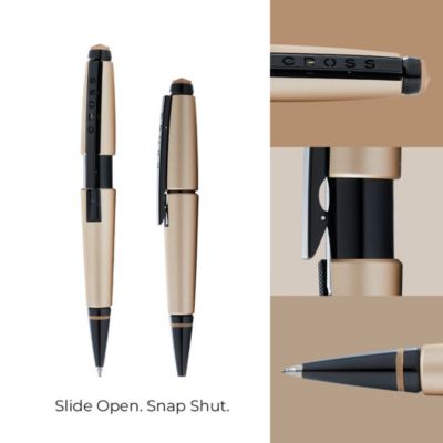 A.T. Cross Edge Matte Hazelnut Rollerball Pen