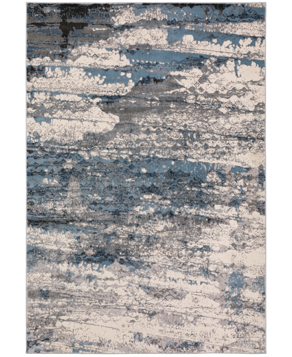 D Style Ripoli CC6 8' x 10' Area Rug - Indigo