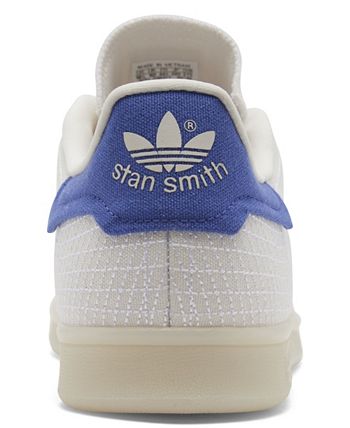 Mens Adidas Stan Smith PrimeBlue Canvas Shoes White Blue FX5591