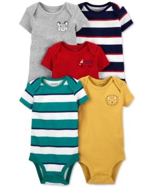 Carter's Baby Boys 5-Pk Cotton Bodysuits