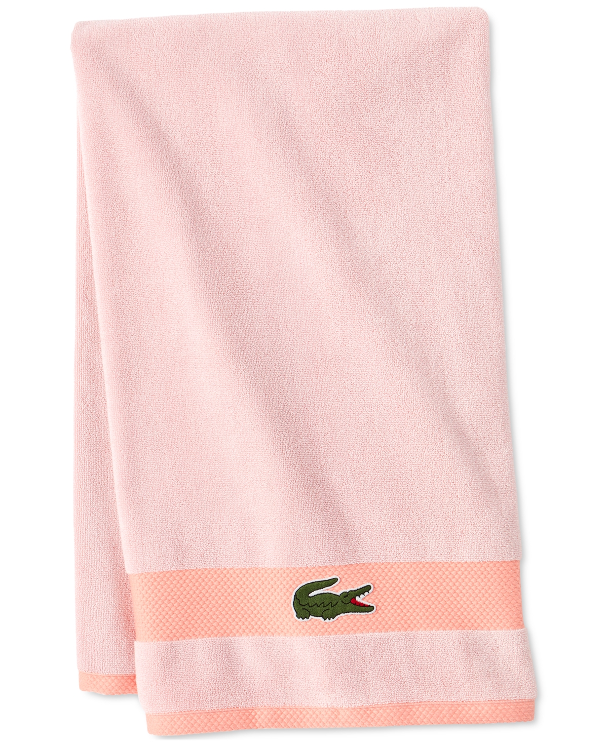 Lacoste Home Heritage Anti-microbial Supima Cotton Bath Towel, 30