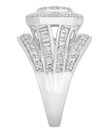 Macy's - Diamond Dome Statement Ring 1 3/4 ct. t.w. in 14k White Gold