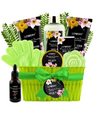 Lovery Magnolia And Jasmine Bath Gift Spa Set, 10 Piece