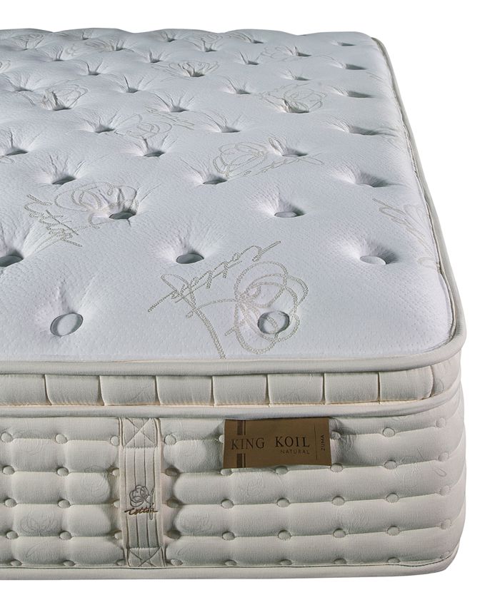 King Koil Natural Zuma 14.5" Plush Euro Top Mattress Twin XL, Created