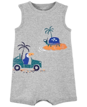 Baby Boys Tropical Cotton Romper