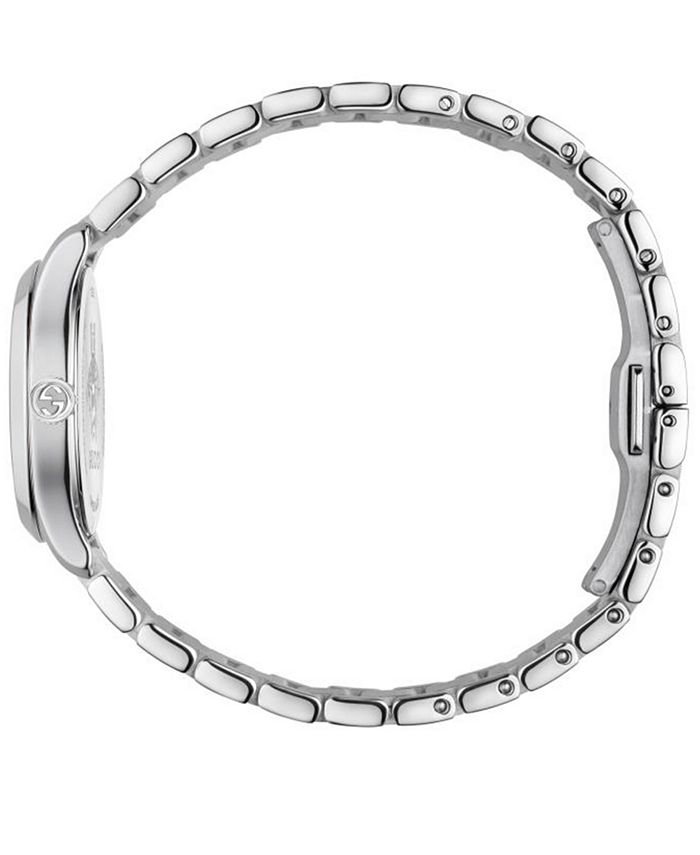 Gucci Women's Swiss G-Timeless Stainless Steel Bracelet Watch 27mm - Macy's