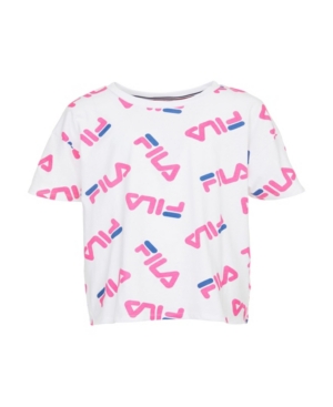 Big Girls All-Over Print Cropped T-shirt