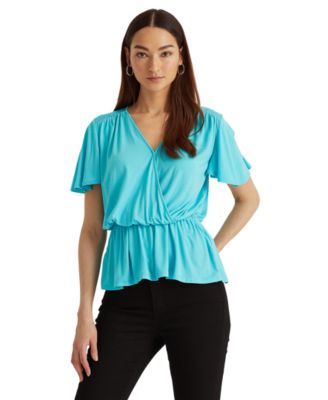 ralph lauren peplum top