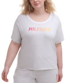 Plus Size Ombré Logo T-Shirt