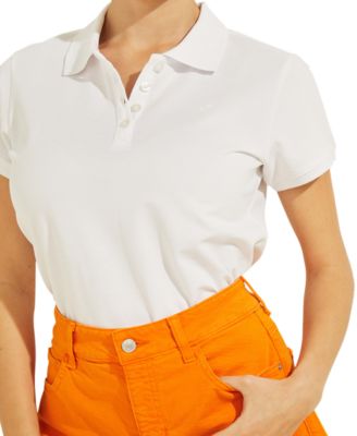 GUESS - Cotton Piqu&eacute; Polo Top