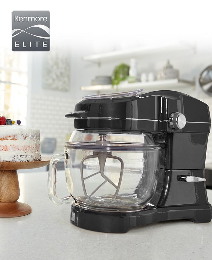 Kenmore Elite Ovation 5 Quart Stand Mixer 10speed, Pourin Top, Beater