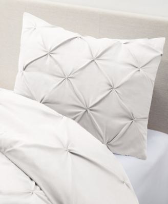 Pinch Pleat 3-Pc. Duvet Cover Set, Queen