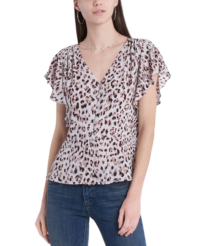 Leopard print new arrivals blouse macy's