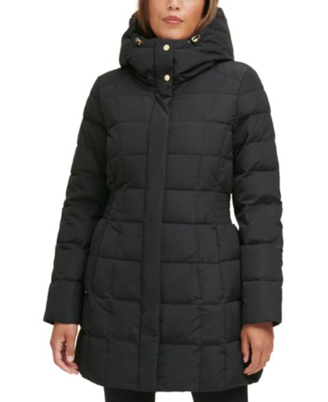 Женские куртки Cole Haan Hooded Down Puffer Coat