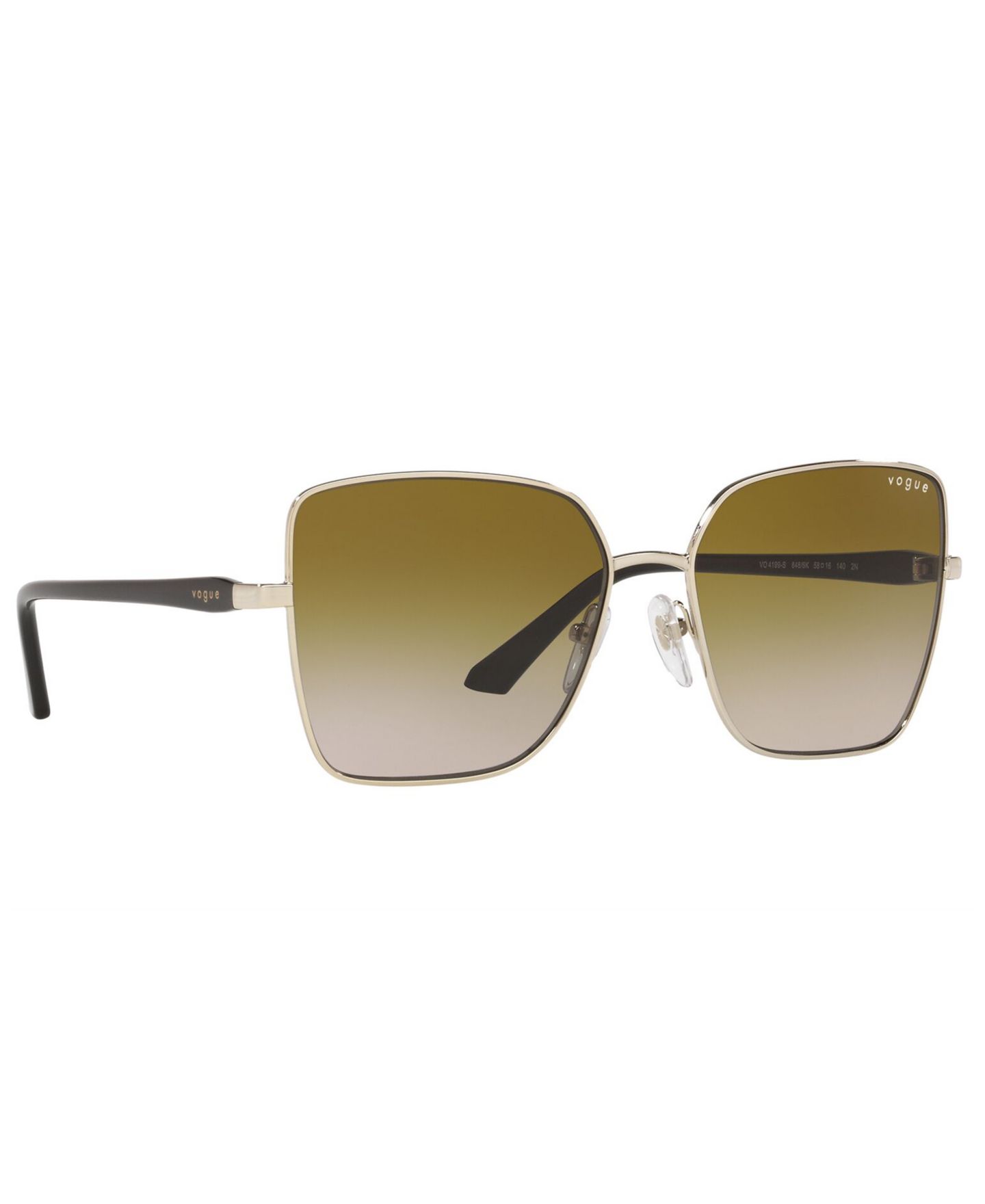 Женские солнцезащитные очки Vogue Eyewear Sunglasses, VO4199S 58, цвет: Золотой / Коричневый градиентный — фото 3