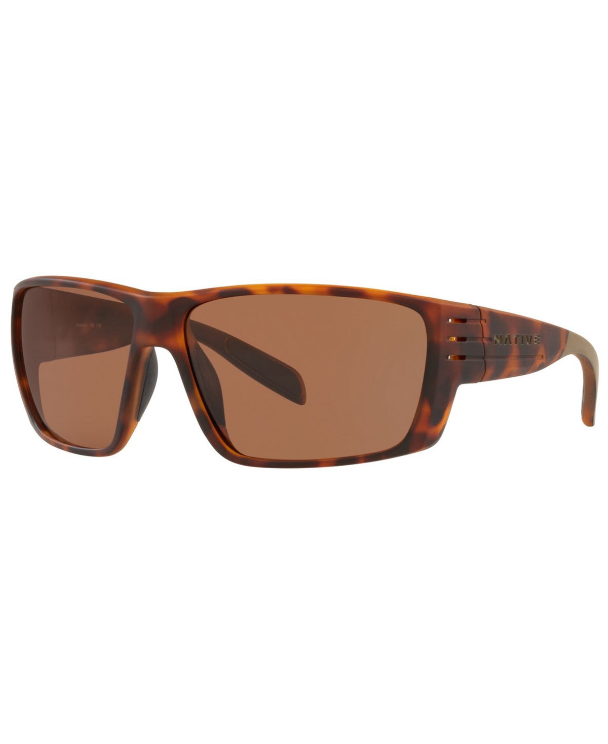 Native Eyewear Native Men's Polarized Sunglasses, Xd9014 66 In Desert Tortoise,tan,brown