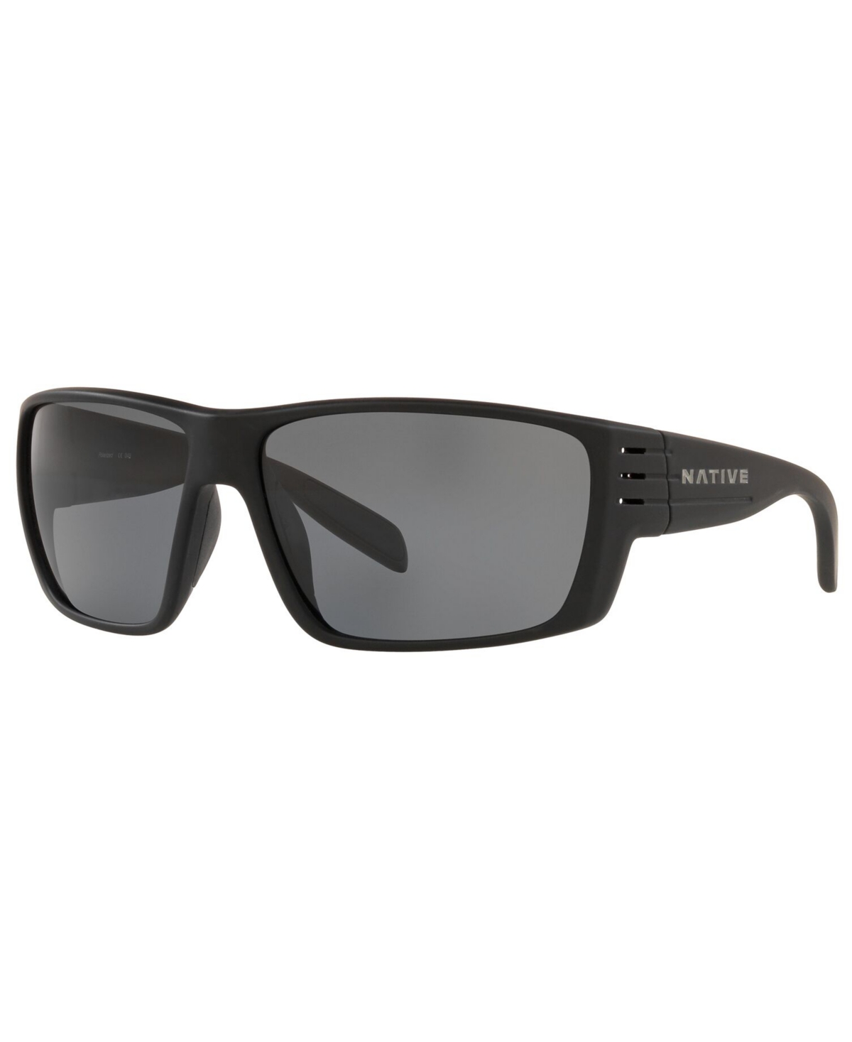 Native Eyewear Native Men's Polarized Sunglasses, Xd9014 66 In Matte Black,grey