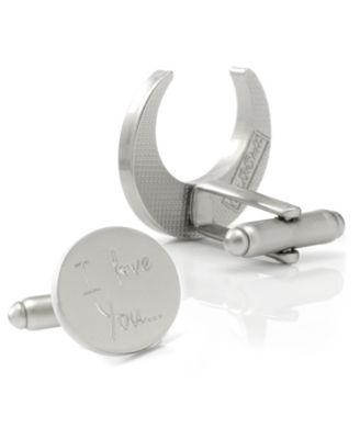 Men's Love You to The Moon and Back Cufflinks
