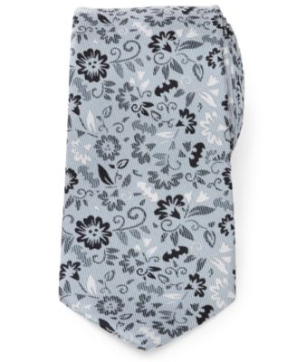 Men's Batman Patterned Floral Tie