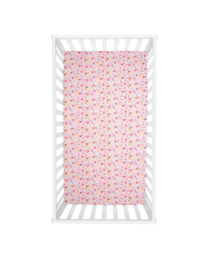 Trend Lab Floral Sprinkles Crib Bedding, Set of 4 - Macy's