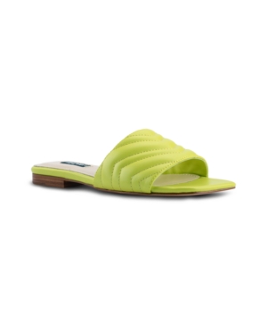 Nine West Women's Mends Flat Slide Sandals Women's Shoes