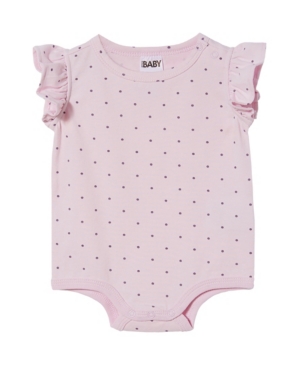 Baby Girls The Sleeveless Ruffle Bubbysuit