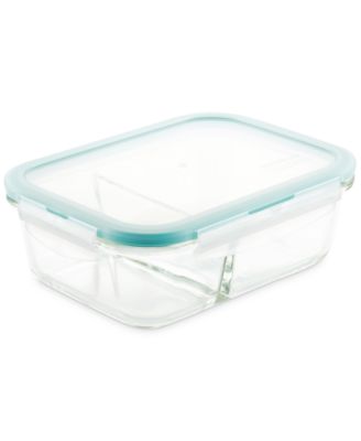 Lock n Lock - Purely Better Glass Divided Rectangular Food Storage Container