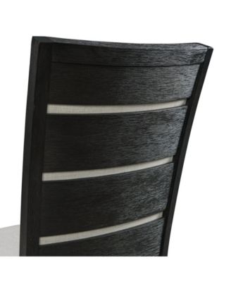 Jasper Dining Slat Back Side 2 Piece Chair Set