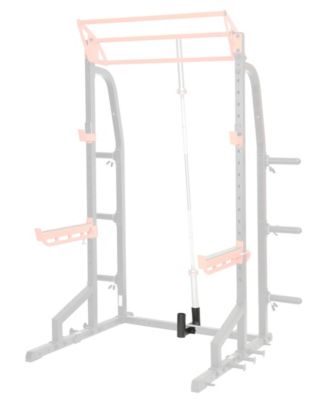Bar Holder Attachment for Power Racks and Cages - Barbell Storage, Impact Resistant Coating, SF-XFA003