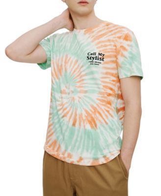 ELEVEN PARIS - Men's Call My Stylist Tie-Dyed Graphic T-Shirt
