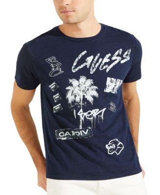 GUESS - Men's California Graffiti Logo Graphic T-Shirt