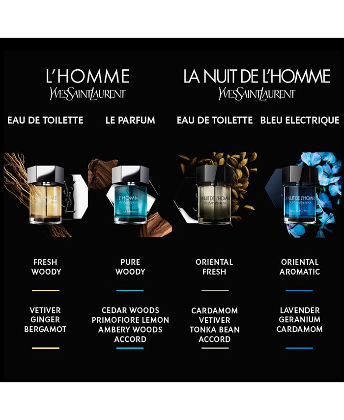 Yves Saint Laurent - La Nuit De L'Homme Eau Electrique Eau De Toilette  Spray 100ml/3.3oz - Eau De Toilette, Free Worldwide Shipping