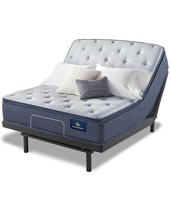 Serta - Serene Sky 12" Plush Pillow Top Mattress- Twin XL