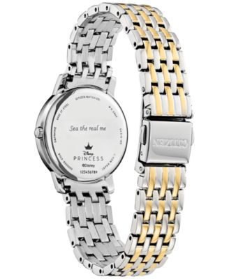 Eco-Drive Ariel Two-Tone Stainless Steel Bracelet Watch 30mm