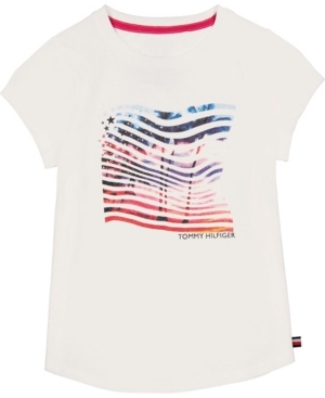 Tommy Hilfiger Toddler Girls Palm Flag T-shirt