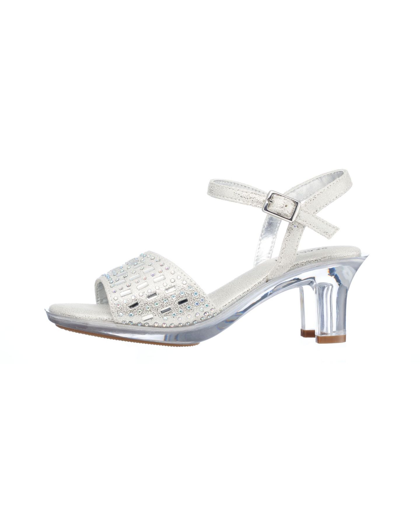 Туфли Kenneth Cole New York Cinderella Shine Pump Shoe для девочек, цвет: Серебряный — фото 2