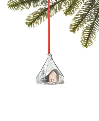 Martha Stewart Collection - Woodland Shimmer Hanging Dome with House & Trees