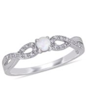 Opal Infinity Knot Ring Shop Infinity Knot Ring Macy s