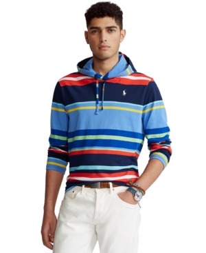 Polo Ralph Lauren Men's Striped Jersey Hooded T-Shirt