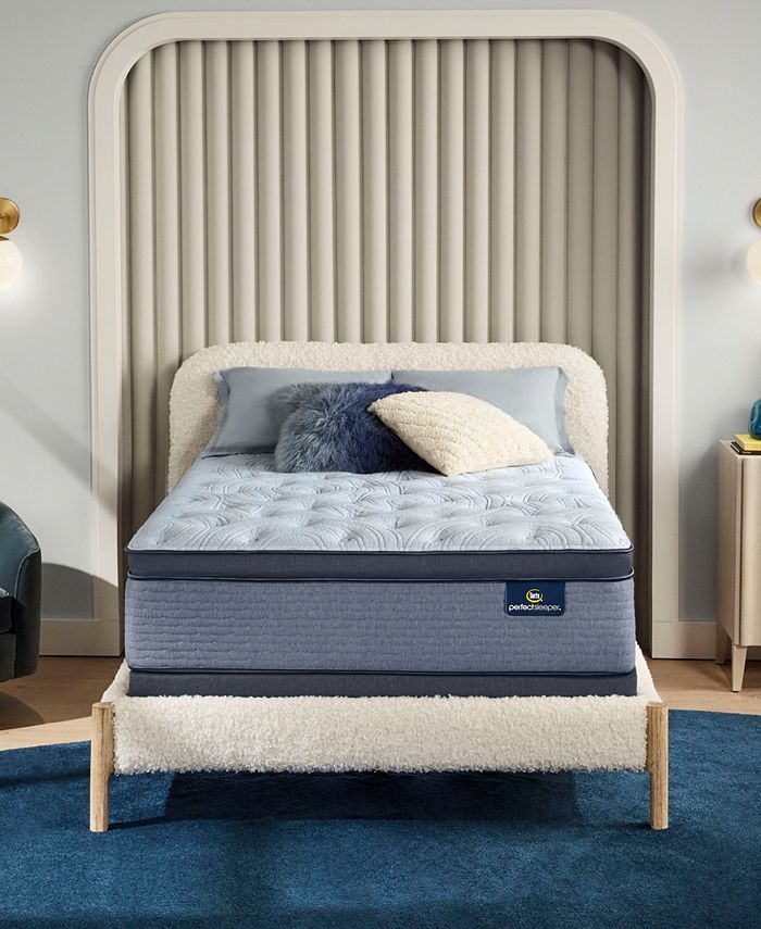 Serta - Perfect Sleeper Renewed Sleep 17" Firm Pillow Top Mattress Set- Queen Split