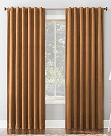 Amherst Velvet Noise Reducing Thermal Extreme Blackout Back Tab Curtain Panel, 84" L x 50" W