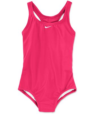 Nike Girls' One-Piece Powerback Tank Swimsuit - Swimwear - Kids & Baby ...